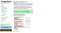 Desktop Screenshot of drudgesiren.com